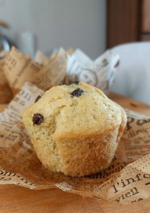 Une photo de 🧁Muffin vanille et pépites de chocolat