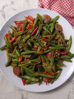 Foto resep Tumis buncis bakso
