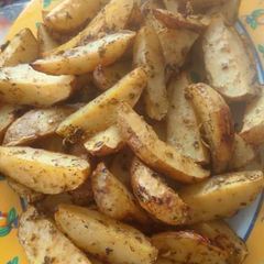 A picture of Grilled potatoes.