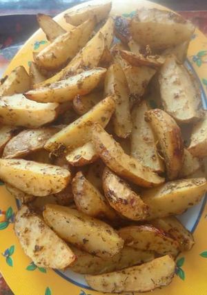 A picture of Grilled potatoes.