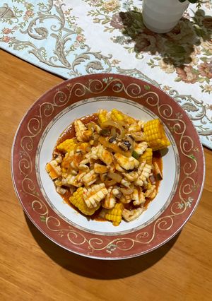 Foto resep Cumi-cumi saus padang