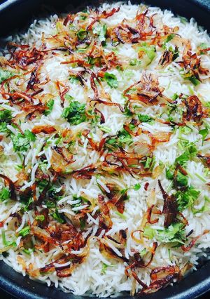 A picture of Vegetable biryani recipe.