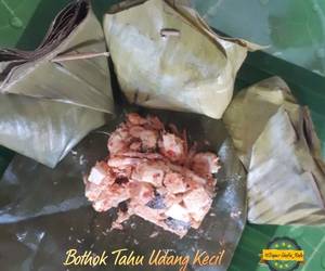 Siap Saji Bothok Tahu Udang Kecil Ala Warteg