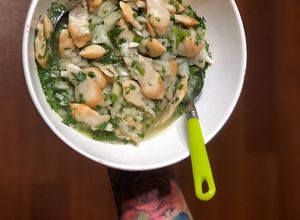 Una foto de Ceviche de machas