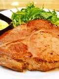 Ham Steak With Honey Mustard Sauce