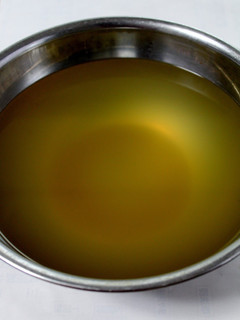 A picture of Bonito and Kombu Dashi Stock.