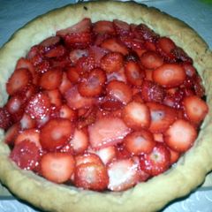 A picture of Strawberry Pie (vegan).