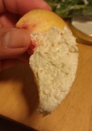A picture of Vegan cheese spread.