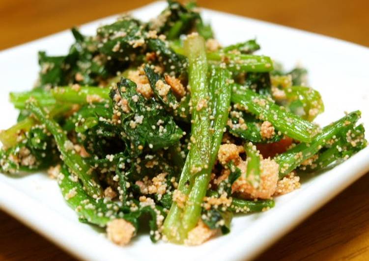 Recipe of Speedy For Your Bento Sautèed Spinach with Tarako Salted Cod Roe