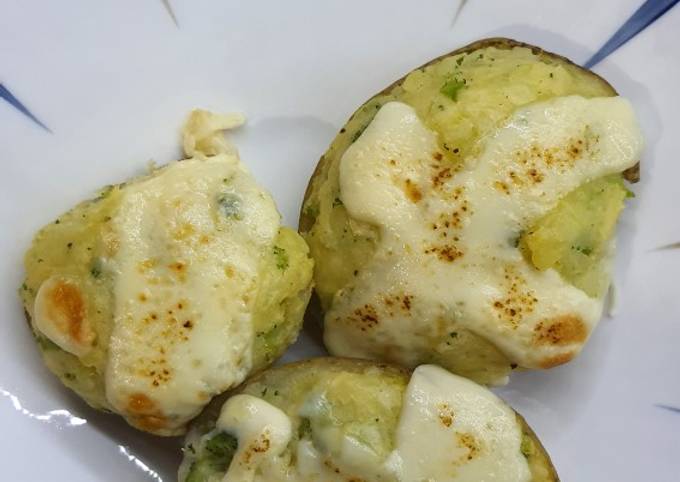 Resep: Kentang brokoli keju panggang Menu Enak