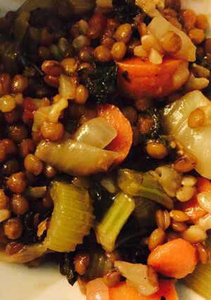 A picture of Lentil Fennel Soup.