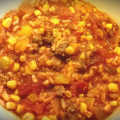 A picture of Cheesy Stuffed Pepper Casserole.