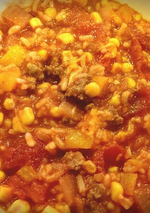 A picture of Cheesy Stuffed Pepper Casserole.