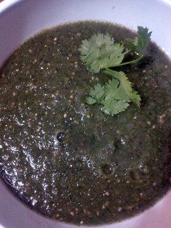 A picture of salsa verde casero style.