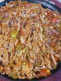 पैन फ्राइड नूडल्स विद वेजिटेबल(Pan fried noodles with vegetables recipe in hindi)