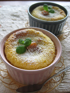A picture of Caramel Kabocha Squash Cream Cheese Clafoutis.