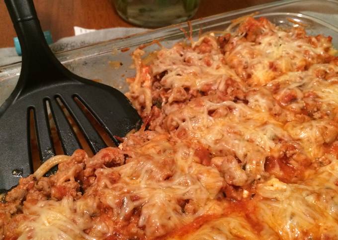 Recipe of Homemade Spaghetti Pie