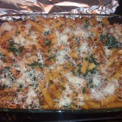 A picture of Baked ziti.