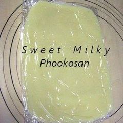 A picture of Vanilla Milk Fold-in Sheet for Bread with Condensed Milk!.