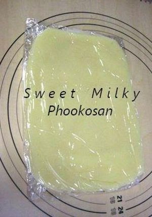 A picture of Vanilla Milk Fold-in Sheet for Bread with Condensed Milk!.
