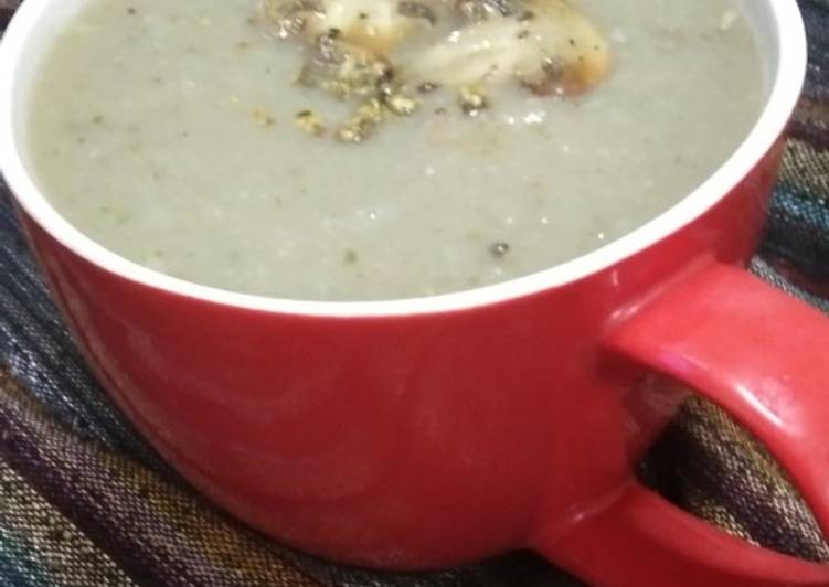 Step-by-Step Guide to Prepare Super Quick Homemade Mushroom soup