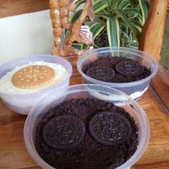 Oreo-Marie Chesee Cake রেসিপির প্রধান ছবি