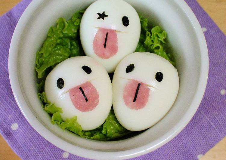 Quail Egg Ghosts for Halloween