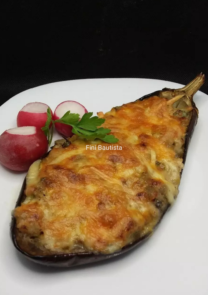 Una foto de Berenjena rellena de atún