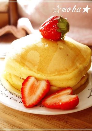 A picture of Fluffy and Thick Pancakes.