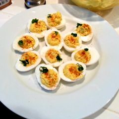 A picture of Deviled Eggs.