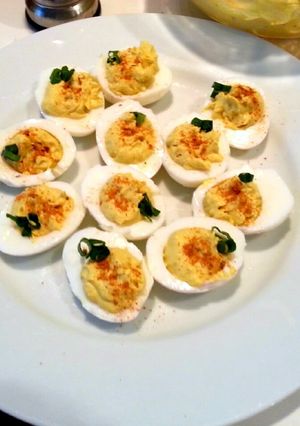 A picture of Deviled Eggs.