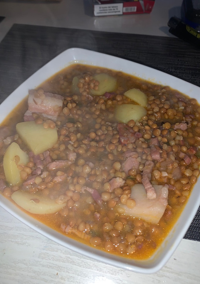 Una foto de Lentejas a mi manera 😝