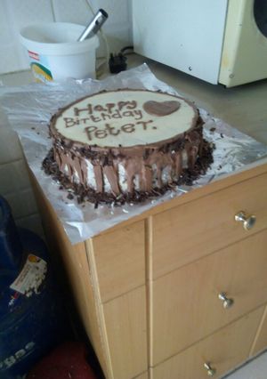 A picture of Chocolate cake.
