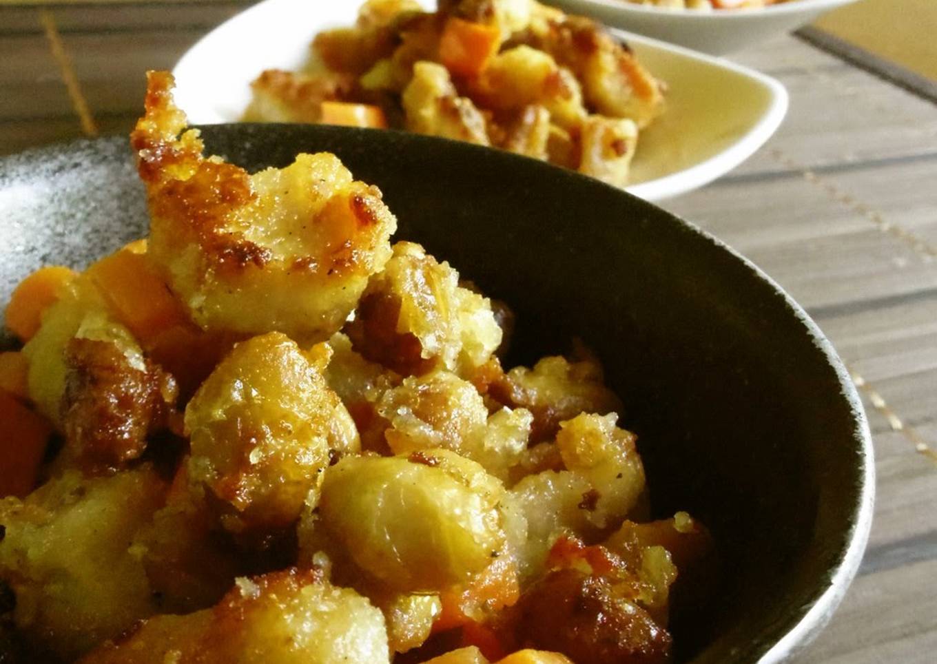 Steps to Make Any-night-of-the-week Crispy Soybeans & Chicken