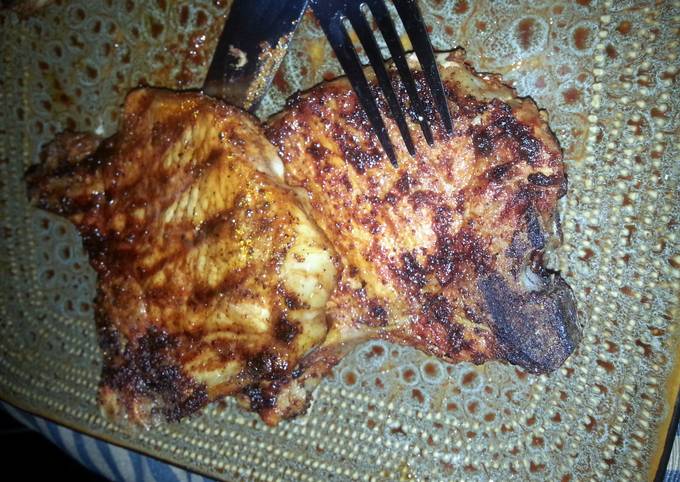 Recipe of Ultimate Grilled Pork chops