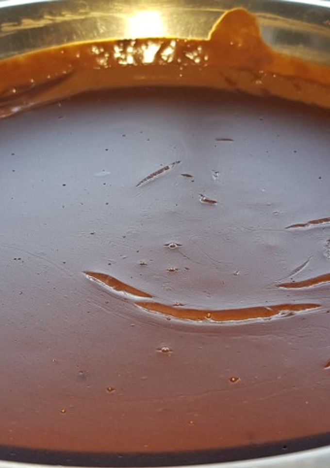 Una foto de Postre de chocolate de maicena