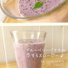 A picture of Blueberry Banana Smoothie.