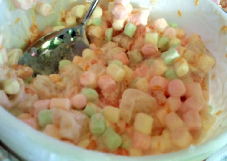 Simple Way to Make Speedy fruity marshmallow salad