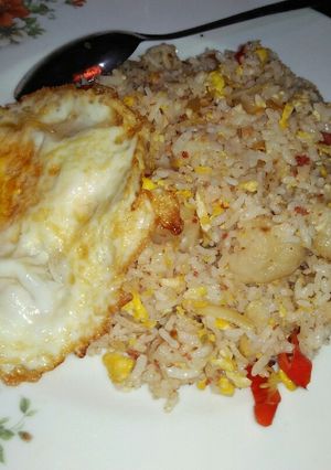 Foto resep Nasi goreng kornet bakso