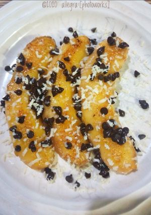 Foto resep Pisang bakar coklat keju 🍌🍫🧀