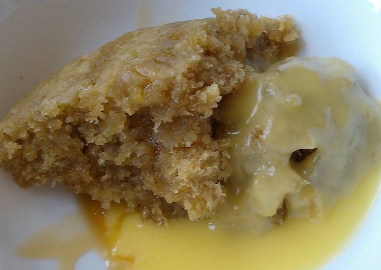 Simple Way to Make Ultimate Vickys Quick Microwave Banana Cake, GF DF EF SF NF