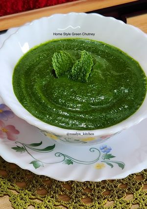 A picture of Home Style Green Chutney.