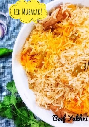A picture of Shahi Beef Pulao!.