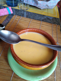 Una foto de Crema de zanahoria y chirivía