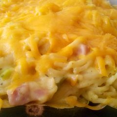 A picture of Stuffed Gem squash.