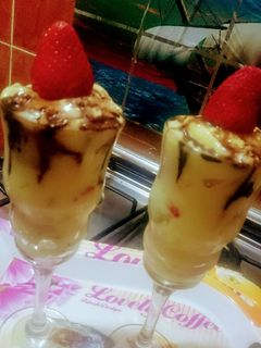 صورة لوصفة كاسترد بالفواكه