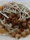 Cocina de subsistencia: Sopa o Guiso de Legumbres de bote con tortita de trigo