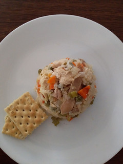 Una foto de Arroz con pollo frito