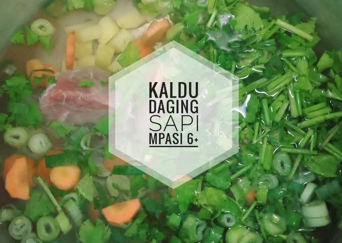 Kaldu Daging Sapi (tambahan MPASI 6+m)