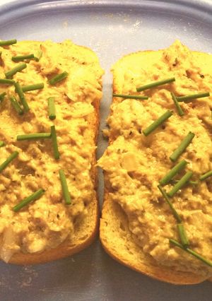 A picture of Sardine Salad Sandwich.